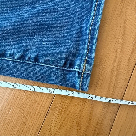 Good American Pull On Straight Power Stretch Jeans Size M Good Legs - Picture 12 of 14